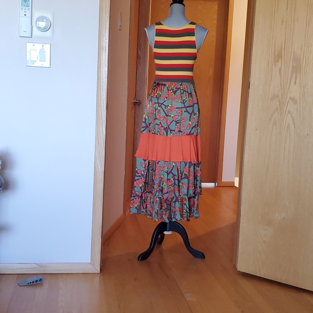 BNWT I ISOLA  MARRAS MAXI MULTICOLORED SUMMER  DRESS